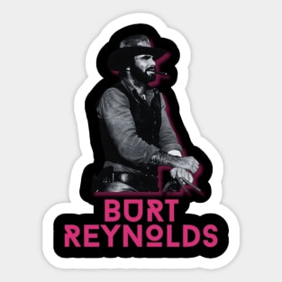 Burt reynolds\\\retro fan art Sticker